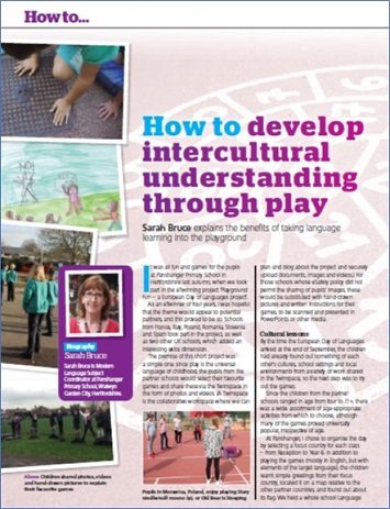 How to… develop intercultural understanding through play.