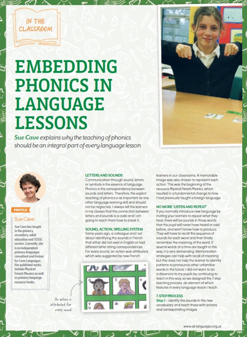 Embedding Phonics in Language Lessons